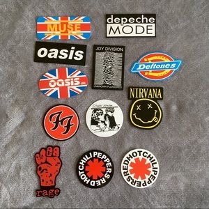 Music Sticker Bundle Oasis Muse Deftones RHCP